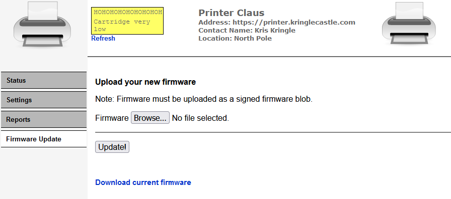 The Printer Interface